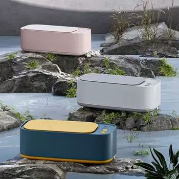 Ультразвуковые очистители Многофункциональные высокочастотные вибрационные очистители с раковиной 500 мл для очков/брекетов/расчесок/бритв/кистей для макияжа