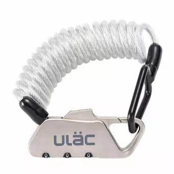 ULAC Bicycle Wire Lock with Chain Stroller Motorcycle Saddle 1200mm Available in Four Colors Lock, Dial, Lock, Lock, Lock, Lightweight, Portable,