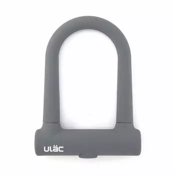Ulac BROOKLYN Силиконовый чехол Велосипедный U-замок 76 мм x Серый, UL-SU3-04, 128 мм,