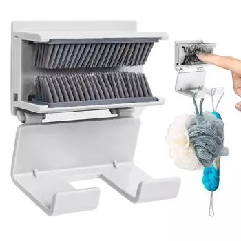 Улавливатель волос для душа, настенный съемный коллектор для волос, крепление на стену, ловушка для волос для душа