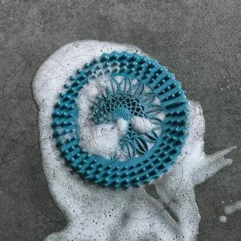 Улавливатель волос для душевого слива, простая установка, очистка, предотвращение засоров, пластиковая ловушка для волос для слива в ванной