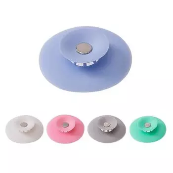 Улавливатель волос Кухонная раковина Сливные пробки Фильтры Пробка для слива ванны Сливная пробка ADM синий