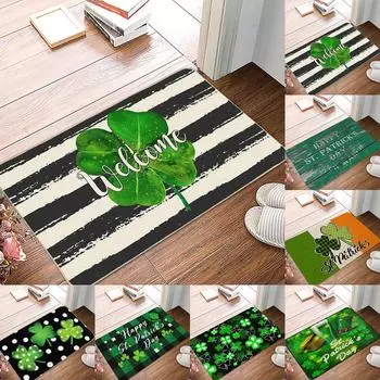 улица. Коврик ко Дню Святого Патрика, праздничное украшение, коврик для ног One Size