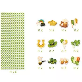 улица. Плагин Patrick s Theme Одноразовые бумажные соломинки для украшения вечеринок One Size