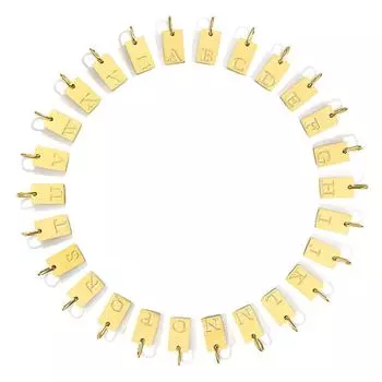 улица. Подвеска-алфавит из позолоченной нержавеющей стали Delan — аксессуар для самостоятельного изготовления украшений Y