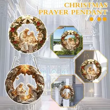 улица. Подвеска Мэри Рождественские подарки Рождественские украшения Подвеска Автомобиль Сад Подходит для дома P U7Q2 B-One size