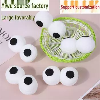 Улица Сезам Мультфильм Милые Большие Глаза Шарик Для Волос Корейская Версия DIY Аксессуары Резинки Для Волос 4cm