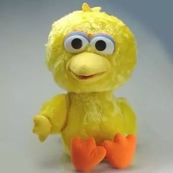 Улица Сезам смешная голова большая птица плюшевая игрушка 2л