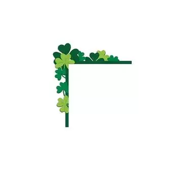 улица. Украшение угла деревянной двери ко Дню Святого Патрика, креативный праздничный декор для дома, деревянное изделие для использования в помещении и на открытом воздухе One Size