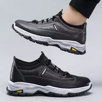 Уличная беговая обувь для мужчин, удобная, дышащая, теплая, на шнуровке, резиновая, повседневная, спортивная обувь для мужчин, высококачественная, для ходьбы, размер 39-44 39