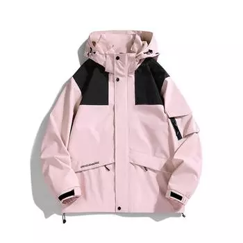 Уличная цельная ветровка Водонепроницаемая и ветрозащитная одежда для пар Мужская спортивная функциональная куртка Мужская одежда M