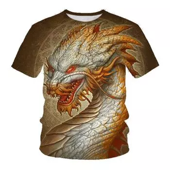 Уличная футболка с 3D принтом «Коала» в стиле хип-хоп, мужские футболки с животными, повседневная одежда, летние футболки с короткими рукавами S