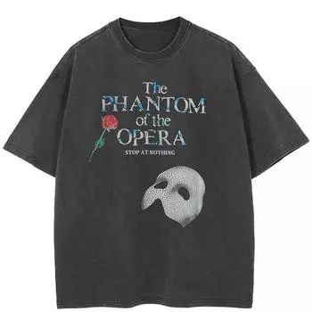 Уличная футболка с рисунком маски, хлопковая черная футболка, топы унисекс, футболки, летняя футболка с короткими рукавами S чёрный