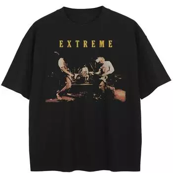 Уличная футболка с забавным рисунком, хлопковая футболка, топы унисекс, футболки, летняя футболка с короткими рукавами S чёрный