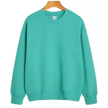 Уличная хлопковая толстовка Zirunking Unisex с круглым вырезом на осень и весну M