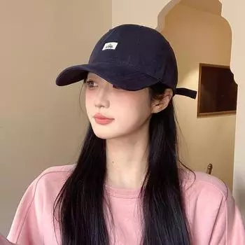 уличная кепка, старая постиранная шляпа от солнца для двоих, бейсболка бренда Tide для студентов и студентов, высокое качество Tide M56-58cm тёмно-синий