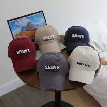 Уличная кепка весна-лето новая детская уличная модная брендовая универсальная повседневная бейсболка мужская M56-58cm чёрный