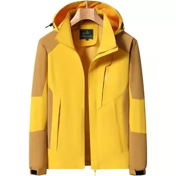 Уличная куртка для пар, весенне-осенняя тонкая однослойная спортивная одежда для альпинизма на открытом воздухе, ветрозащитное и водонепроницаемое пальто L
