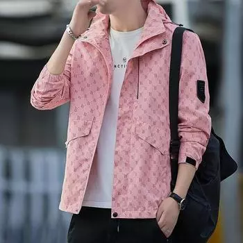 Уличная куртка ветрозащитная водонепроницаемая куртка мужская весенне-осенняя молодежная куртка для отдыха M