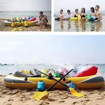 Уличная мини-водостойкая сумка, водонепроницаемая сумка для дрифта, пляжа, диагонального креста, ручная сумка-ведро, сумка для хранения плавания, пляжная сумка-ведро для рыбалки 20L backpack чёрный