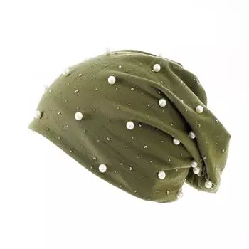 Уличная модная крутая летняя универсальная шляпа в стиле ретро с бриллиантами для девочек армия зеленый
