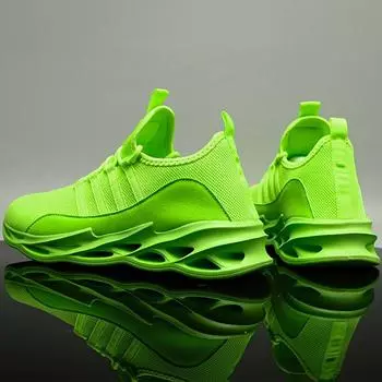 Уличная мужская обувь большого размера, новые летние сетчатые кроссовки, мужские легкие дышащие летные кроссовки 40 чёрный