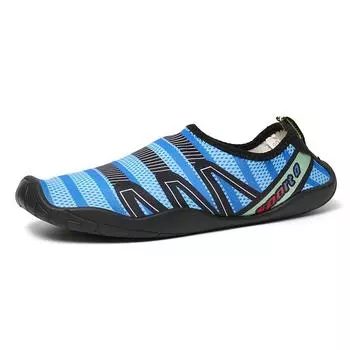 Уличная обувь; тапочки для плавания; обувь для серфинга; водная обувь; кожаные носки; обувь в полоску; легкая парная морская обувь 36 синий