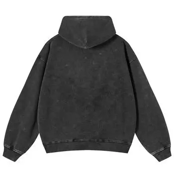 Уличная одежда, черная толстовка с длинными рукавами и рисунком Walking On The Moon, унисекс M чёрный