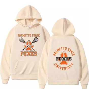 Уличная одежда Foxhole Court Palmetto State Foxes Printed Мужская толстовка с капюшоном Пуловер Мужские толстовки Женские толстовки в стиле хип-хоп Одежда S