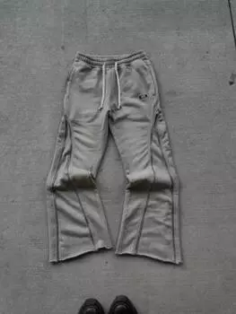 Уличная одежда Мешковатые повседневные брюки Y2K Ретро-украшенные спортивные брюки с молнией для мужчин и женщин Harajuku Hip Hop Letter Jogging Брюки S