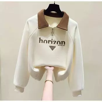 Уличная одежда, толстовки с буквенным принтом, женские толстовки с капюшоном на молнии Y2k, спортивная одежда в стиле Харадзюку, корейские пуловеры, одежда K Pop XL