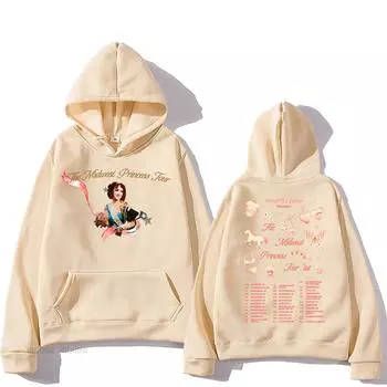 Уличная одежда унисекс The Midwest Princess Tour 2024 Chappell Roan Hoodies Ropa Hombre Sudaderas Осенняя флисовая удобная одежда XS хаки
