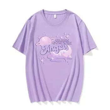 Уличная одежда, винтажный топ, летняя повседневная женская футболка с принтом в стиле Харадзюку в стиле хип-хоп M белый