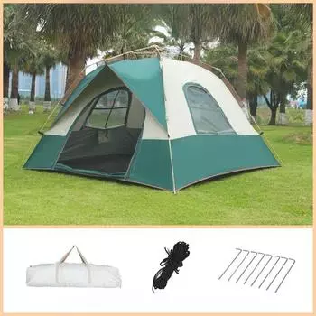 Уличная палатка для кемпинга, пляжа, портативная складная, автоматическая, быстро открывающаяся, для парка, для кемпинга, защита от дождя и солнца, защита от комаров 220*220*150CM