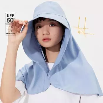 Уличная панама для женщин Защита шеи Солнцезащитный крем UPF1000+ Мотоциклетный шарф для лица Дышащие капоты as photos