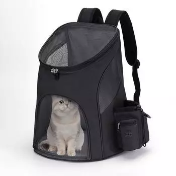 Уличная переноска для собак и кошек, двойные сумки на плечо для домашних животных, складная сумка-переноска для домашних животных, рюкзак, дышащая сумка-переноска для кошек и собак