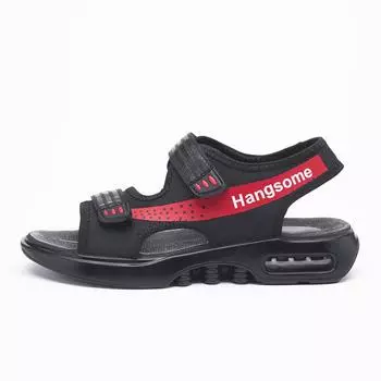 Уличная пляжная обувь 2025 весна и лето новые мужские сандалии мягкие эластичные легкие дышащие пляжные крутые шлепанцы вьетнамская трендовая мужская обувь 39