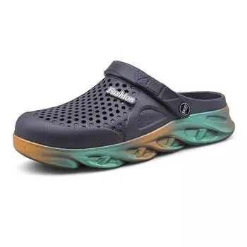 Уличная пляжная обувь, тапочки унисекс, летние классические сандалии для женщин, мужчин и мальчиков, модная оригинальная мягкая легкая садовая обувь 36