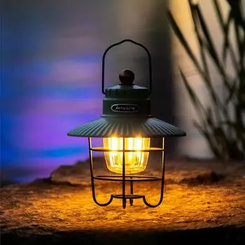 Уличная походная лампа в стиле ретро, походная лампа, USB перезаряжаемая походная лампа, портативная лампа для палатки