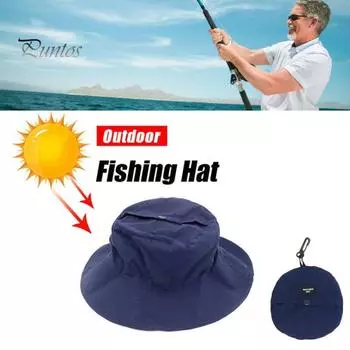 Уличная рыбацкая шапка, водонепроницаемая нейлоновая УФ-защита, складная шляпа от солнца для мужчин и женщин, рыбак, походы, альпинизм, панама хаки