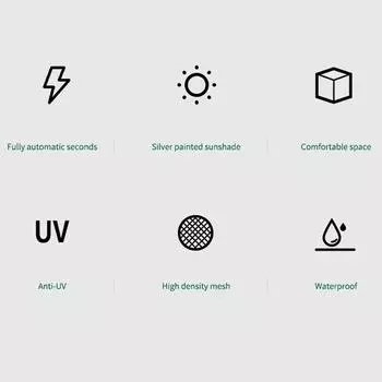 Уличная самоходная туристическая палатка для кемпинга, автоматическая быстрооткрывающаяся палатка, портативная непромокаемая палатка S