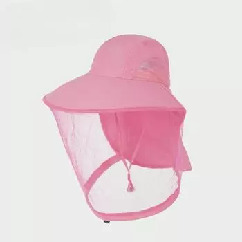 Уличная шляпа от комаров, шляпа для рыбалки, закрывающая лицо, защита от солнца, дышащая сетчатая маска, шляпа-маска от пчел, защитная шляпа для рыбалки