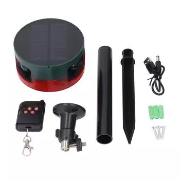 Уличная сигнализация с датчиком движения IP55, водонепроницаемая сирена 129 дБ, обнаружение на 360 градусов, поддержка записи