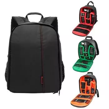 Уличная сумка для цифровой фотокамеры с одним объективом, износостойкий рюкзак на плечо серый