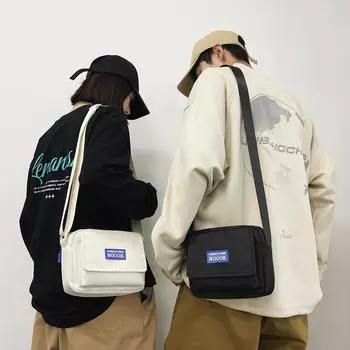 Уличная сумка для мобильного телефона, женская маленькая сумка, нейлоновая мужская сумка через плечо через плечо белый