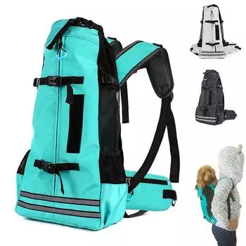 Уличная сумка-переноска для собак для маленьких и средних собак, рюкзак для корги, бульдога, светоотражающие дорожные сумки для собак, товары для домашних животных M зелёный