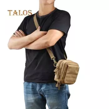 Уличная тактическая многоцелевая военная охотничья сумка через плечо для мужчин, сумка на запястье, для спорта и отдыха