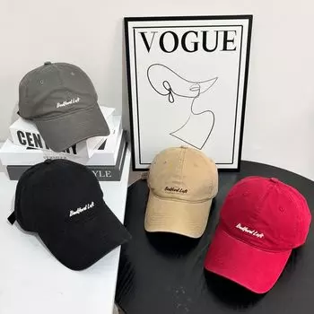 Уличная весенне-летняя простая модная универсальная женская шляпа, солнцезащитный козырек, кепка для защиты от солнца, повседневная спортивная шляпа для мужчин M56-58cm чёрный