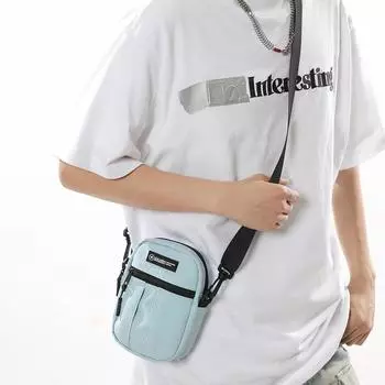 Уличная водонепроницаемая маленькая сумка для мобильного телефона, мужская и женская сумка-мессенджер нейтрального ветра, легкая сумка через плечо, небольшая квадратная сумка для инструментов розовый