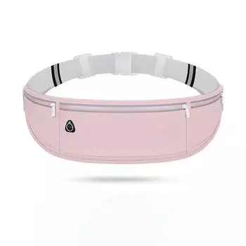 Уличная водонепроницаемая невидимая поясная сумка для бега, спортивная поясная сумка для мужчин и женщин, скрытая сумка для фитнеса One Size небесно-голубой